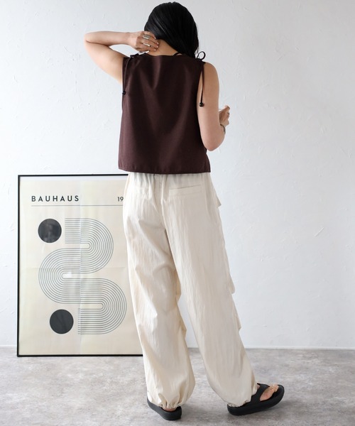 45R ギマツイード フラワー刺繍 ベスト ジレ 袖装飾 COMMRE（コムル）の「フラワー刺繍ベスト（ベスト）」 - WEAR