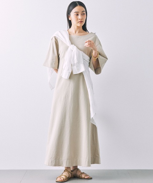 【セール】バックVカットフレアワンピース（ワンピース）｜BABYLONE（バビロン）