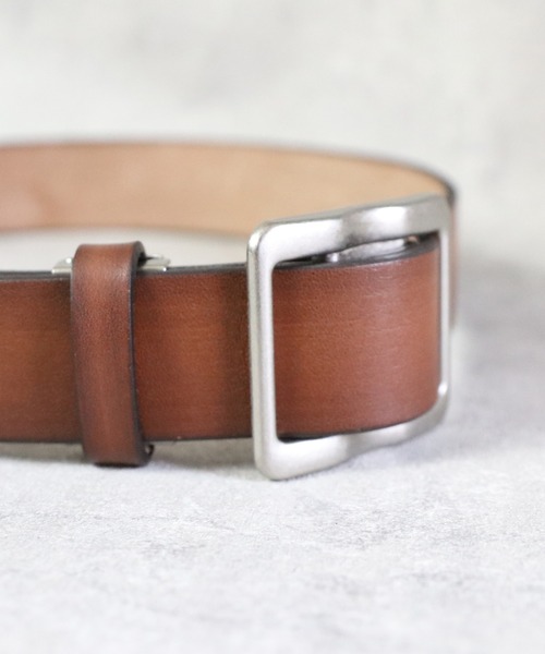 ８(eight)（エイト）の「栃木レザーグラデバックルベルト（ベルト・メンズ・ネイビー/イエロー/ブラウン/ダークブラウン/グリーン/レッド/ブラック・FREE）」の12枚目の写真