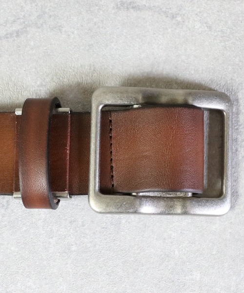 ８(eight)（エイト）の「栃木レザーグラデバックルベルト（ベルト・メンズ・ネイビー/イエロー/ブラウン/ダークブラウン/グリーン/レッド/ブラック・FREE）」の14枚目の写真