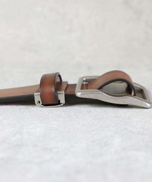 ８(eight)（エイト）の「栃木レザーグラデバックルベルト（ベルト・メンズ・ネイビー/イエロー/ブラウン/ダークブラウン/グリーン/レッド/ブラック・FREE）」の15枚目の写真