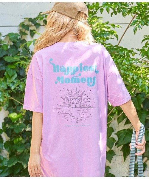 anap mimpi（アナップミンピ）の「SUNメッセージプリントTシャツマキシ