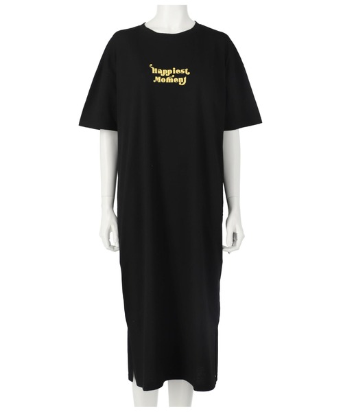 anap mimpi(アナップミンピ)の「SUNメッセージプリントTシャツマキシワンピース(ワンピース・レディース・ブラック/パープル/ターコイズブルー・FREE)」の20枚目の写真