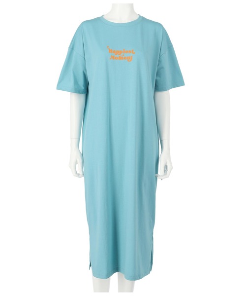 anap mimpi(アナップミンピ)の「SUNメッセージプリントTシャツマキシワンピース(ワンピース・レディース・ブラック/パープル/ターコイズブルー・FREE)」の21枚目の写真