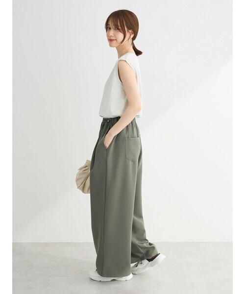 ELENCARE DUE(エレンカーレデュエ)の「・ELENCARE DUE ウエストドロストパンツ(その他パンツ・レディース・ブラック/カーキ/オフホワイト/チャコールグレー・FREE)」の10枚目の写真