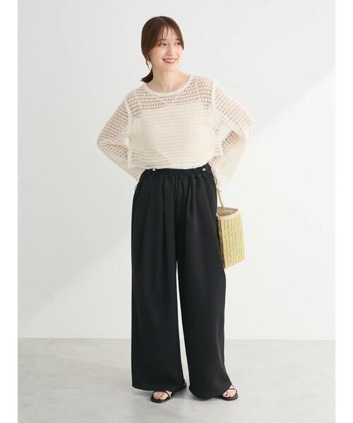 ELENCARE DUE(エレンカーレデュエ)の「・ELENCARE DUE ウエストドロストパンツ(その他パンツ・レディース・ブラック/カーキ/オフホワイト/チャコールグレー・FREE)」の15枚目の写真