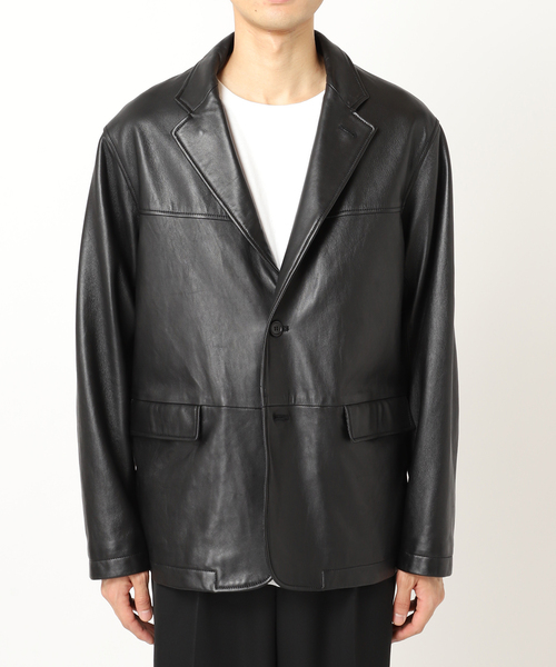 未使用級 ジャーナルスタンダード シープレザーフィールドジャケット ブラック M 中古・古着通販】JOURNAL STANDARD (ジャーナルスタンダード) シープ