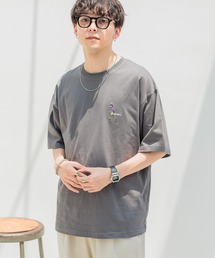 RAGEBLUE | ワンポイント刺繍/天竺コットンオーバーサイズTシャツ２(Tシャツ/カットソー)
