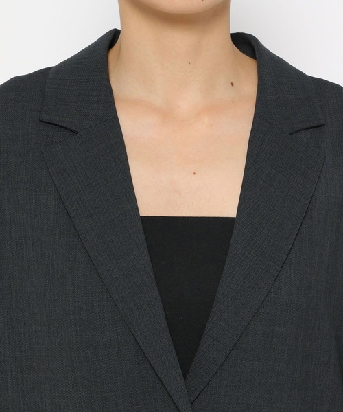 LOWRYS FARM(ローリーズファーム)の「バスケットルーズジャケット2 132253(テーラードジャケット・レディース・ブラウン/アイボリー/チャコールグレー・FREE)」の21枚目の写真