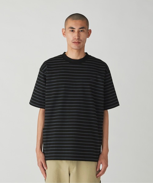 【12月スーパーSALE 15%OFF】 セール】Heavy T-Shirt（Tシャツ/カットソー Border Cotton トップス