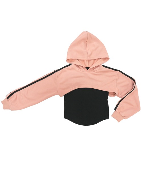 Bee des Bee(ビーデスビー)の「ライン入りトップス×タンクトップ(パーカー・キッズ・ピンク系その他/ホワイト×ブラック/ブラック系その他・140cm/120cm/110cm/150cm/130cm)」の22枚目の写真