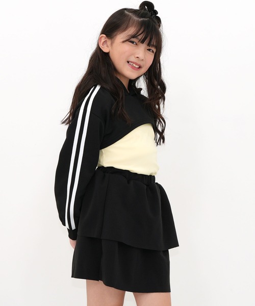 Bee des Bee(ビーデスビー)の「ライン入りトップス×タンクトップ(パーカー・キッズ・ピンク系その他/ホワイト×ブラック/ブラック系その他・140cm/120cm/110cm/150cm/130cm)」の19枚目の写真