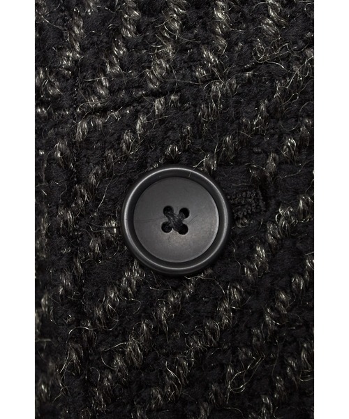 HIGH STREET（ハイストリート）の「HIGH STREET∴スパーキーカルゼスタンドコート（ステンカラーコート・メンズ・ブラック・L/LL/S/M）」の11枚目の写真