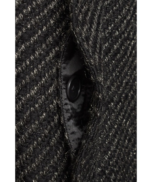 HIGH STREET（ハイストリート）の「HIGH STREET∴スパーキーカルゼスタンドコート（ステンカラーコート・メンズ・ブラック・L/LL/S/M）」の5枚目の写真