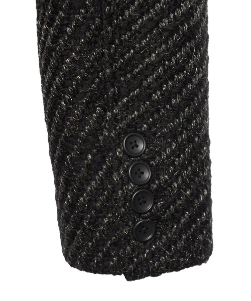 HIGH STREET（ハイストリート）の「HIGH STREET∴スパーキーカルゼスタンドコート（ステンカラーコート・メンズ・ブラック・L/LL/S/M）」の8枚目の写真