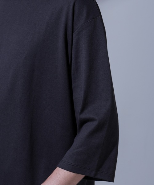Anti Soaked(R) 汗染み防止 クルーネックワイドTシャツ七分袖（Tシャツ/カットソー）｜nano･universe（ナノユニバース）