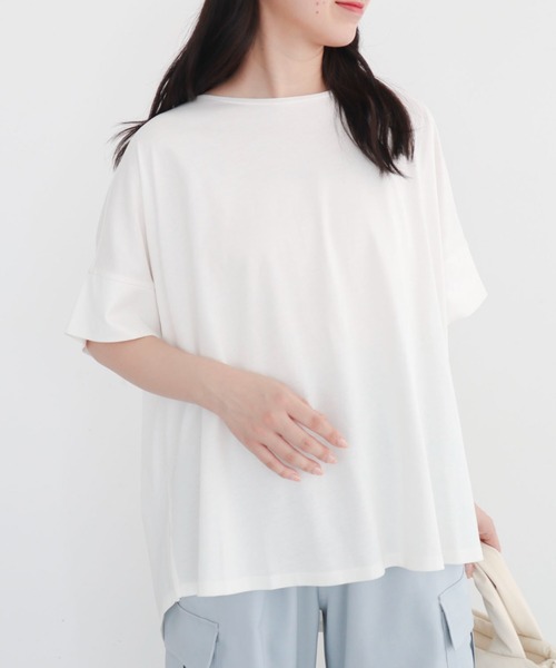 セール】汗染み防止ドルマンバックタックプルオーバー（Tシャツ