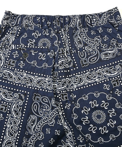 LUXSTYLE(ラグスタイル)の「ペイズリー柄ショートパンツ(チノパンツ・メンズ・ネイビー/ホワイト/レッド/ブラック・M/L)」の22枚目の写真