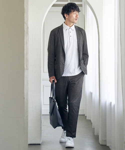 ikka(イッカ)の「GOKU楽ワークAIR パンツ(その他パンツ・メンズ・ネイビー/ブラック・L/M/XL/S)」の7枚目の写真