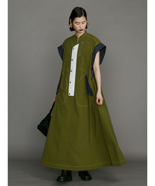 UN3D.(アンスリード)の「MA-1 DETAIL OP / MA-1ディテールワンピース(ワンピース・レディース・ブラック/その他1・36/38)」の2枚目の写真