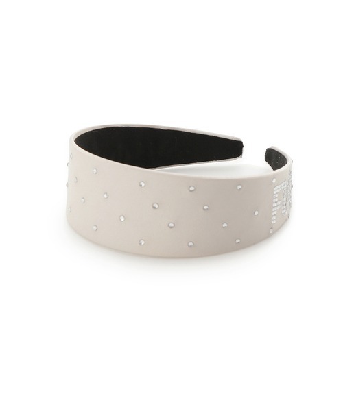 FURFUR（ファーファー）の「サテンワイドカチューシャ（カチューシャ・レディース・ベージュ/ピンク/ブラック・FREE）」の3枚目の写真