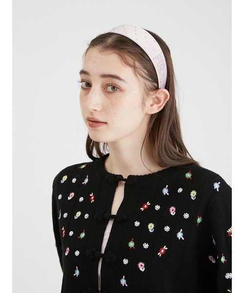 FURFUR（ファーファー）の「サテンワイドカチューシャ（カチューシャ・レディース・ベージュ/ピンク/ブラック・FREE）」の8枚目の写真