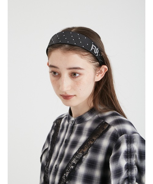 FURFUR（ファーファー）の「サテンワイドカチューシャ（カチューシャ・レディース・ベージュ/ピンク/ブラック・FREE）」の9枚目の写真