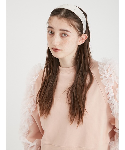 FURFUR（ファーファー）の「サテンワイドカチューシャ（カチューシャ・レディース・ベージュ/ピンク/ブラック・FREE）」の11枚目の写真