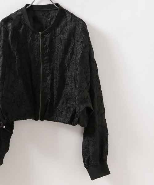 PAGEBOY（ページボーイ）の「シアージャガードブルゾン（ブルゾン・レディース・ブラック/オフホワイト・FREE）」の16枚目の写真