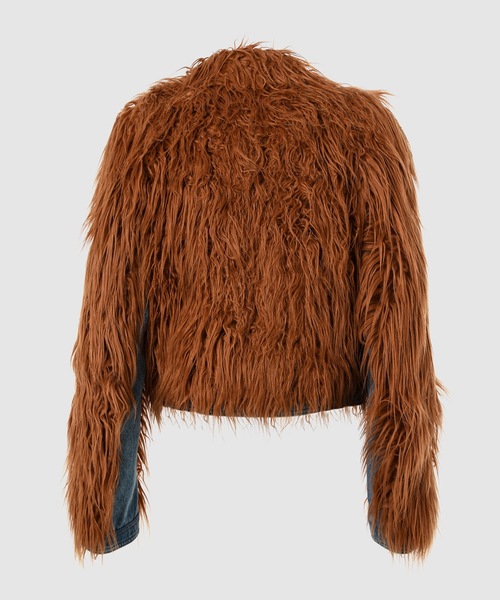 DRIES VAN NOTEN（ドリスヴァンノッテン）の「VANGEL 9115 W.W.JACKET RUST（その他アウター・レディース・ブラウン・36）」の2枚目の写真