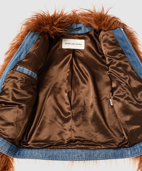 DRIES VAN NOTEN（ドリスヴァンノッテン）の「VANGEL 9115 W.W.JACKET RUST（その他アウター・レディース・ブラウン・36）」の7枚目の写真