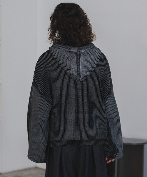 CASPER JOHN（キャスパージョン）の「Big arm knit parker/ビッグ