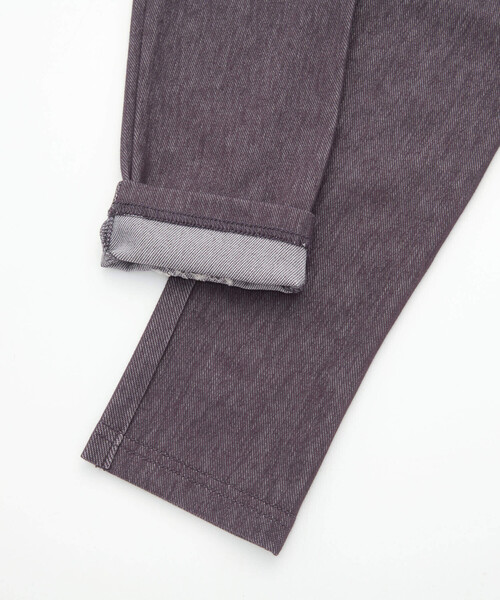 SLAP SLIP（スラップスリップ）の「お花リボンハート裾くりぬきツイルニットレギパン(80~130cm)（その他パンツ・キッズ・ネイビー/ブラック/ピンク・100cm/120cm/110cm/80ｃｍ/90cm/130cm）」の9枚目の写真