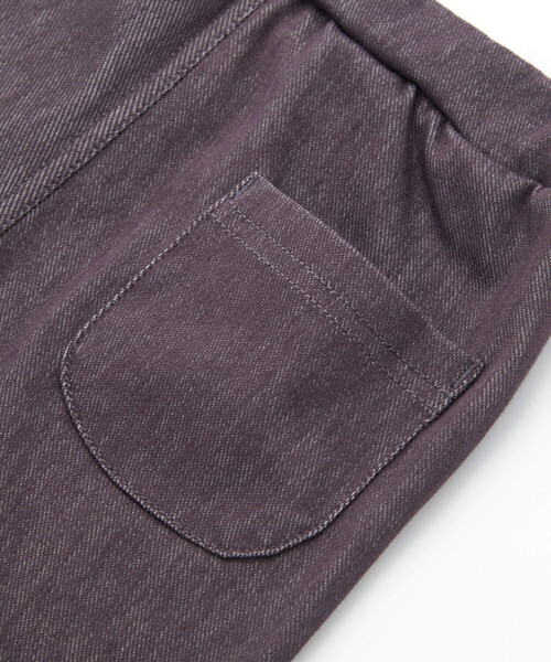 SLAP SLIP（スラップスリップ）の「お花リボンハート裾くりぬきツイルニットレギパン(80~130cm)（その他パンツ・キッズ・ネイビー/ブラック/ピンク・100cm/120cm/110cm/80ｃｍ/90cm/130cm）」の12枚目の写真