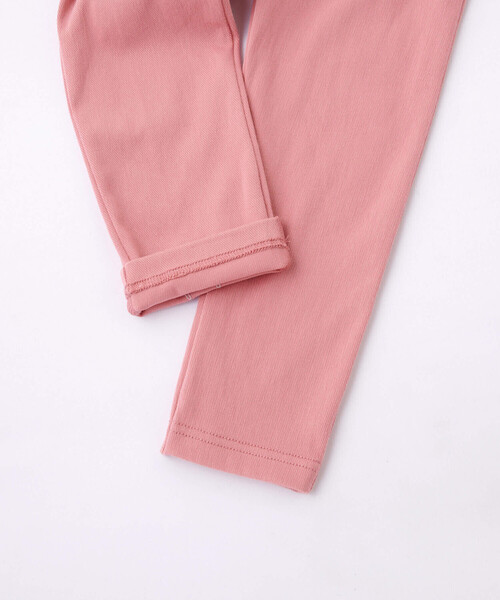 SLAP SLIP（スラップスリップ）の「お花リボンハート裾くりぬきツイルニットレギパン(80~130cm)（その他パンツ・キッズ・ネイビー/ブラック/ピンク・100cm/120cm/110cm/80ｃｍ/90cm/130cm）」の21枚目の写真