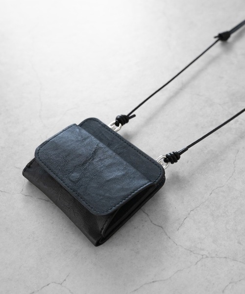Senti（センティ）の「SENTI センティ / Dyneema Leather NECKWALLET