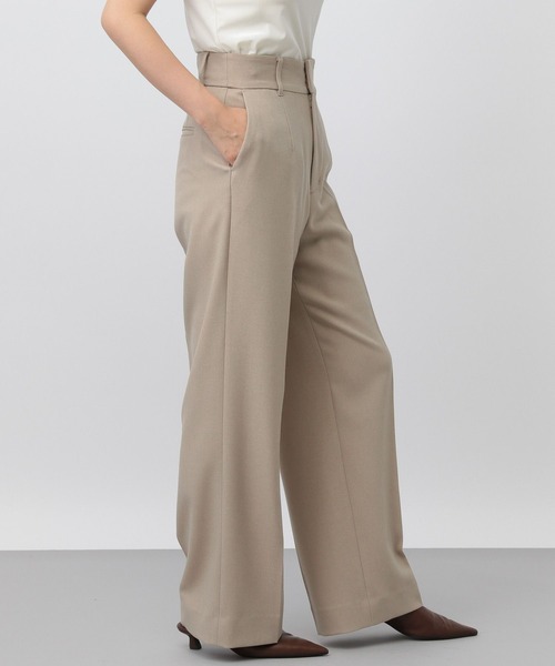 A part by（アパートバイ）の「【セットアップ対応】Wライクストレートパンツ（スラックス・レディース・ベージュ/ブラック/ブラウン/キャメル・MEDIUM/SMALL）」の19枚目の写真