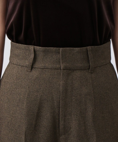 A part by（アパートバイ）の「【セットアップ対応】Wライクストレートパンツ（スラックス・レディース・ベージュ/ブラック/ブラウン/キャメル・MEDIUM/SMALL）」の15枚目の写真