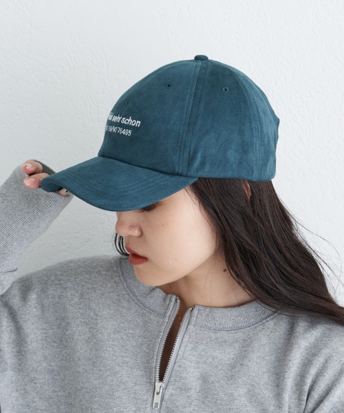 CIAOPANIC TYPY（チャオパニックティピー）の「LOGO刺繍スウェードキャップ（キャップ・レディース・グリーン/チャコールグレー/レッド/オフホワイト・ONE SIZE）」の15枚目の写真