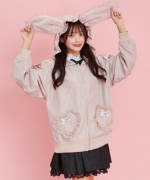 ファーうさ耳ブルゾン