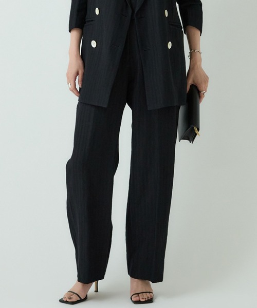 Chaos(カオス)/ウィンターヘリンボーンストレートパンツ（スラックス