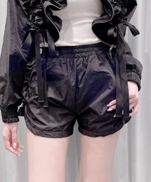 ナイロンフリルショートパンツ