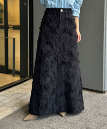 Noble | シャギージャガードAラインスカート(スカート)