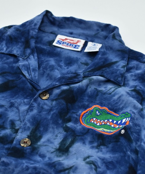 VINTAGE（ヴィンテージ）の「【ヴィンテージ古着】SPIKE SPORTS Florida Gatorsワッペン付き ショートスリーブシャツ（シャツ/ブラウス・メンズ・ブルー・MEDIUM）」の3枚目の写真