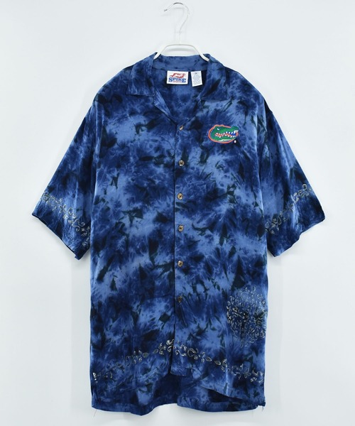 VINTAGE（ヴィンテージ）の「【ヴィンテージ古着】SPIKE SPORTS Florida Gatorsワッペン付き ショートスリーブシャツ（シャツ/ブラウス・メンズ・ブルー・MEDIUM）」の2枚目の写真