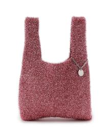 ラメニットバッグ