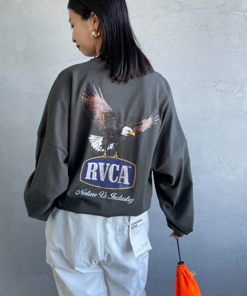 [RVCA/ルーカ] イーグルデザイン バックプリント ロングスリーブTシャツ（Tシャツ/カットソー）｜RVCA（ルーカ）