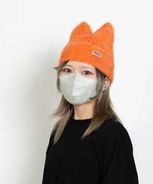 SVEC（シュベック）の「猫耳 シャギー ワッチキャップ（ニットキャップ/ビーニー）」