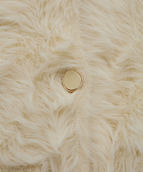 VIS（ビス）の「ラビットタッチカーディガン（カーディガン/ボレロ・レディース・ピンク/グレー系その他/チャコールグレー/オフホワイト・FREE）」の20枚目の写真