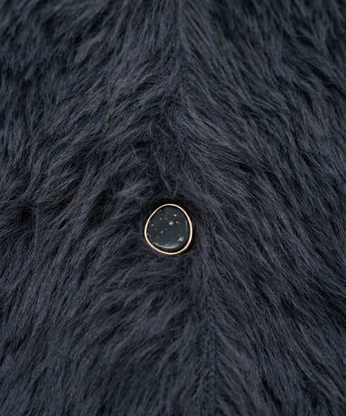 VIS（ビス）の「ラビットタッチカーディガン（カーディガン/ボレロ・レディース・ピンク/グレー系その他/チャコールグレー/オフホワイト・FREE）」の21枚目の写真